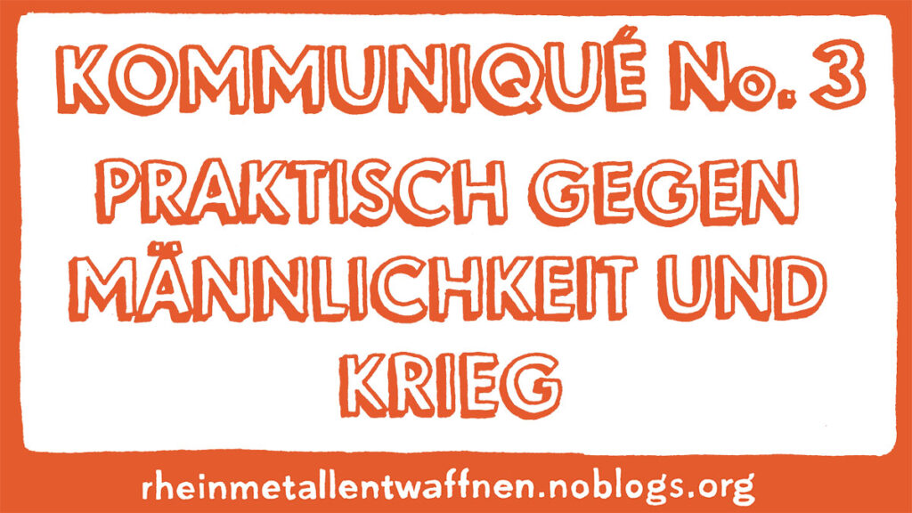 Praktisch gegen Männlichkeit und Krieg