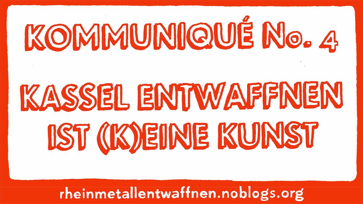 Kassel entwaffnen ist eine Kunst